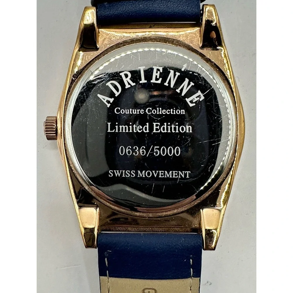 Adrienne Limited Edition Watch Couture 0636/5000 New Battery 42MM 8.25
